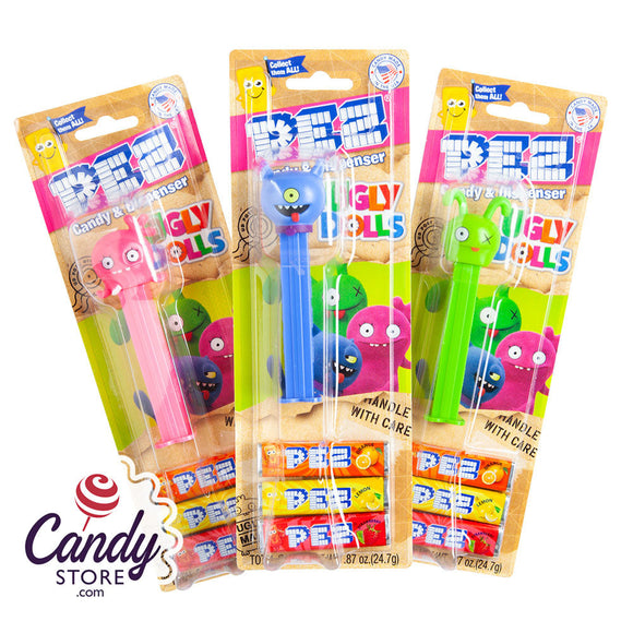 Pez Ugly Dolls Assortment Blister Pack 0.87oz - 12ct CandyStore.com