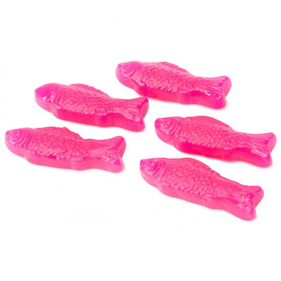 Pink American Gummy Fish - 5lb Strawberry CandyStore.com