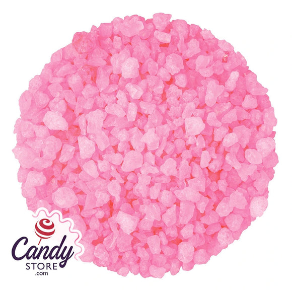 Pink Cherry Rock Candy Crystals - 5lb CandyStore.com