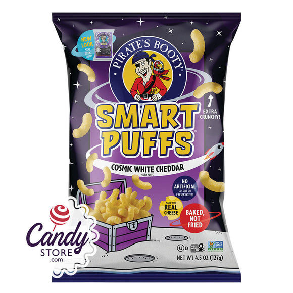 Pirate's Booty Smart Puffs 4.5oz Bags - 12ct CandyStore.com