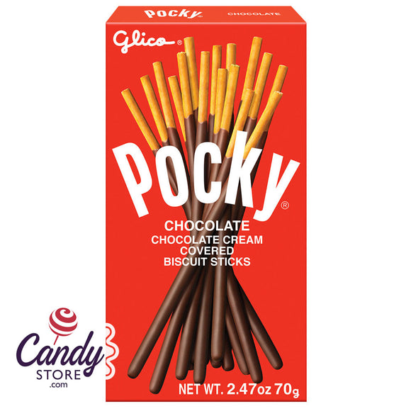 Pocky Sticks Chocolate Covered Cookie 2.47oz - 10ct CandyStore.com