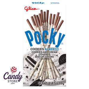 Pocky Sticks Cookies 'N Cream Cookie 2.47oz - 10ct CandyStore.com