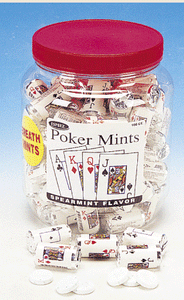 Poker Playing Card Mints - 100ct Tub CandyStore.com