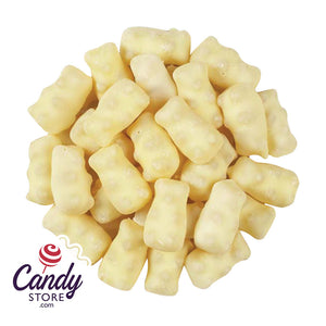 Polar Bear White Chocolate Covered Gummy Bears Koppers - 8lb CandyStore.com