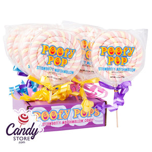 Poofy Pops Marshmallow Lollipops - 12ct CandyStore.com