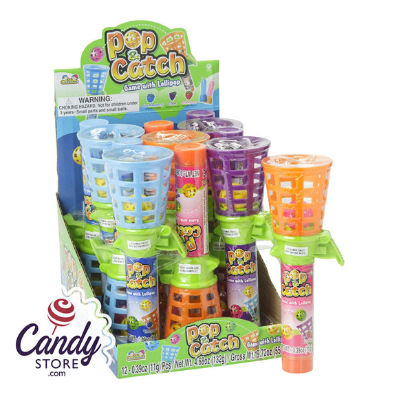 Pop And Catch Game With Lollipop 0.39oz - 12ct CandyStore.com