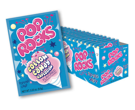 Pop Rocks Cotton Candy Candy Packs - 24ct Box CandyStore.com