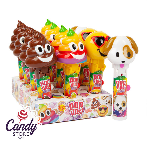 Pop Ups Emoji Singles 0.42oz - 12ct CandyStore.com