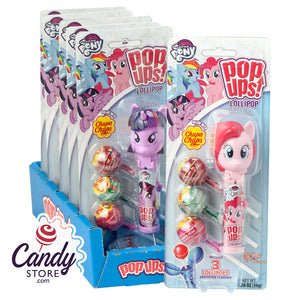 Pop Ups My Little Pony Lollipop 1.26oz Blister Pack - 6ct CandyStore.com