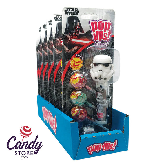 Pop Ups Star Wars Lollipops 1.26oz Blister Pack - 6ct CandyStore.com