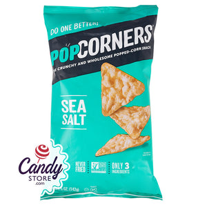Popcorners Sea Salt 5oz Bags - 12ct CandyStore.com