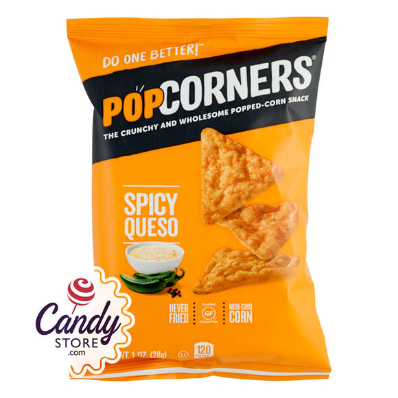 Popcorners Spicy Queso 1oz Bags - 40ct CandyStore.com