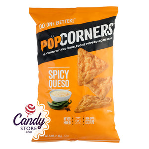 Popcorners Spicy Queso 5oz Bags - 12ct CandyStore.com