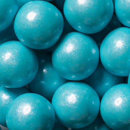 Powder Blue Shimmer Gumballs - 2lb CandyStore.com