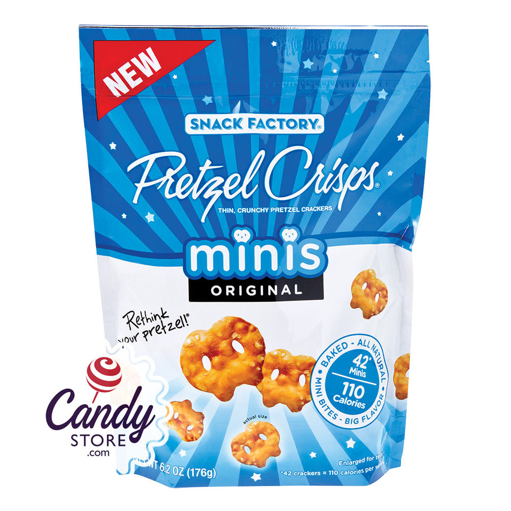 Pretzel Crisps Minis Original 6.2oz Bags 12ct