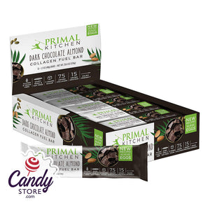 Primal Kitchen Dark Chocolate Almond Collagen Fuel Bar 1.7oz - 12ct CandyStore.com