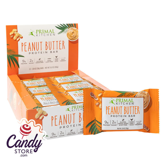 Primal Kitchen Peanut Butter 1.34oz Protein Bar - 12ct CandyStore.com