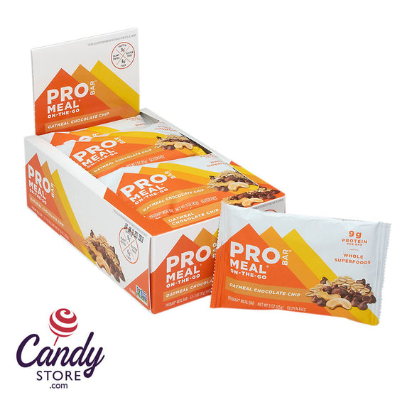 Probar Meal Oatmeal Chocolate Chip 3oz - 12ct CandyStore.com