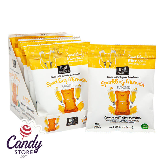 Project 7 Sparkling Mimosa Gummies 2oz - 8ct CandyStore.com