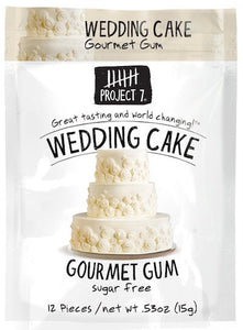 Project 7 Wedding Cake Gum Pouch - 12ct CandyStore.com