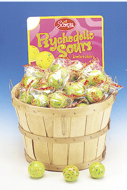 Psychedelic Sour Jawbreaker Basket - 110ct CandyStore.com