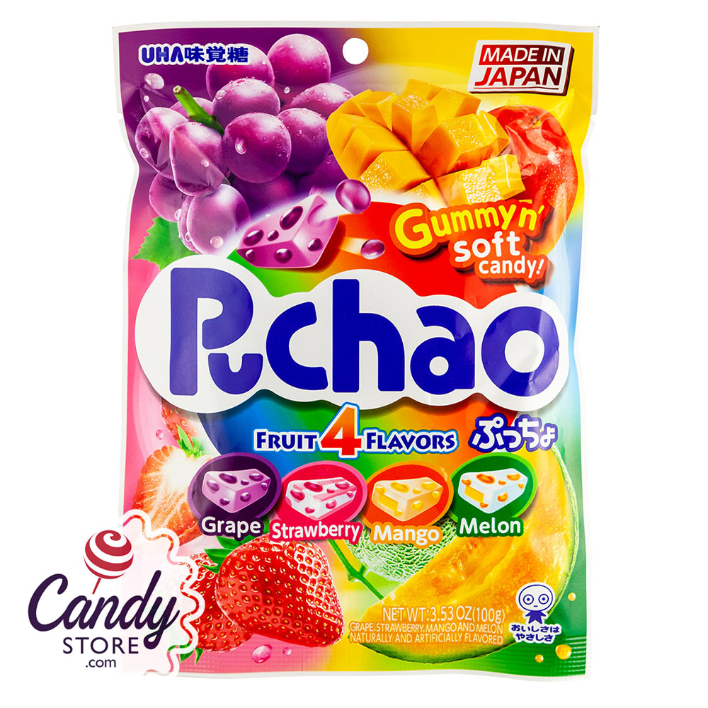Puchao Mixed Fruit 3.53oz Peg Bag - 6ct | CandyStore.com