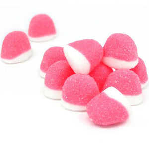 Pufflettes Pink Strawberry Gummy Bites - 5lb CandyStore.com