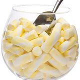 Puffy Poles Yellow & White Jumbo Marshmallow Twists - 2.2lb CandyStore.com
