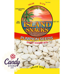 Pumpkin Seeds Party Size Island Snacks - 12ct Bags CandyStore.com