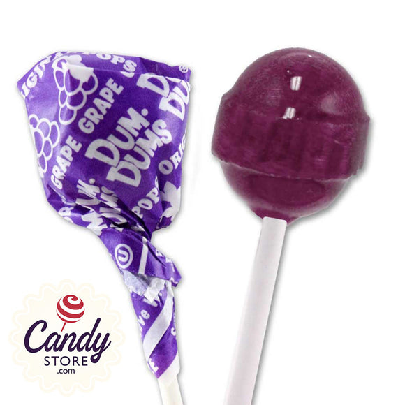 Purple Dum Dums Lollipops Grape - 75ct CandyStore.com