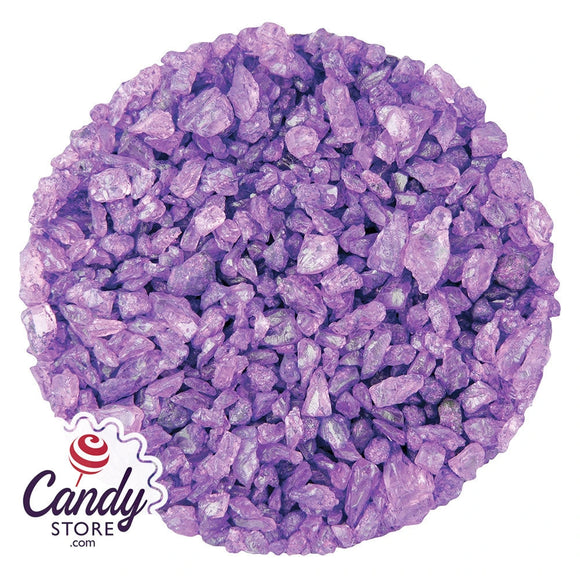 Purple Grape Rock Candy Crystals - 5lb CandyStore.com
