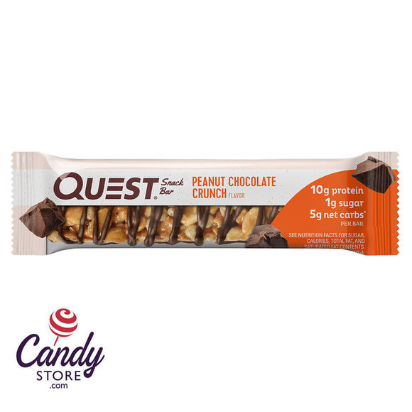 Quest Bar Peanut Chocolate Crunch 1.5oz - 12ct CandyStore.com