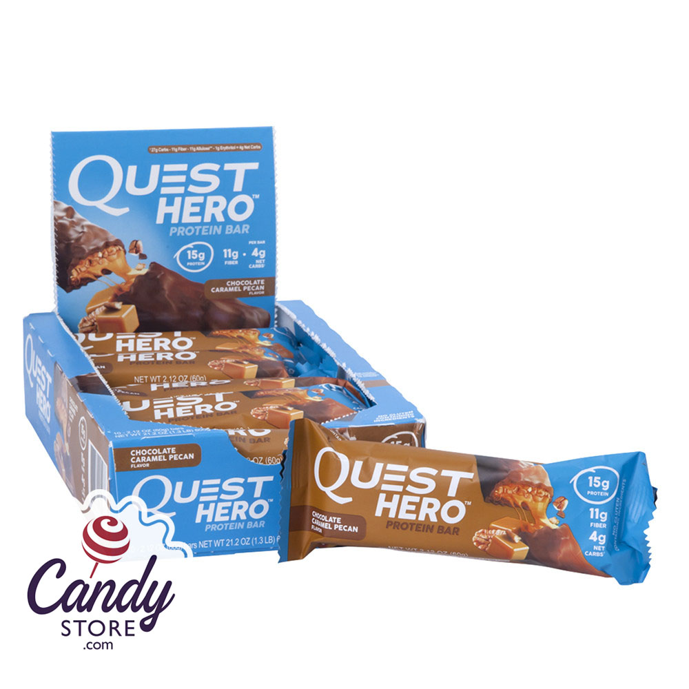 Quest Bars Chocolate Caramel Pecan 2.12oz 10ct
