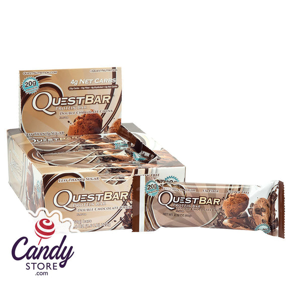 Quest Bars Chocolate Chunk Protein 2.1oz - 12ct CandyStore.com
