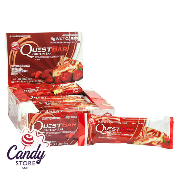 Quest Bars Strawberry Cheesecake Protein 2.1oz - 12ct CandyStore.com