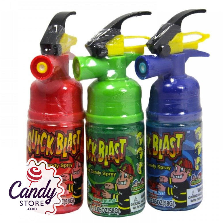 Quick Blast Raspberry Spray Quick Blast Sour Candy Spray - 12ct | CandyStore.com
