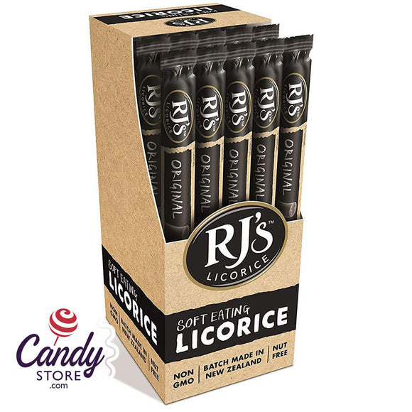 RJ's Soft Eating Black Licorice Logs - 30ct CandyStore.com