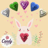 Rainbow Milk Chocolate Hearts - 5lb CandyStore.com