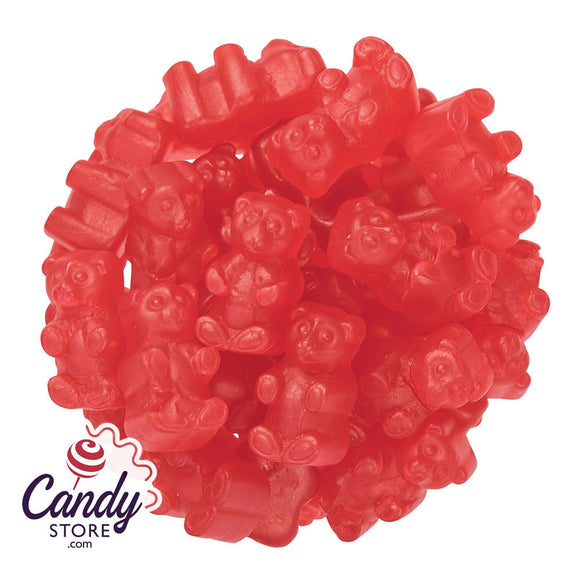 Red Hot Cinnamon Gummy Bears - 15lb CandyStore.com