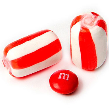 Red Sassy Cylinders Candy - 5lb CandyStore.com