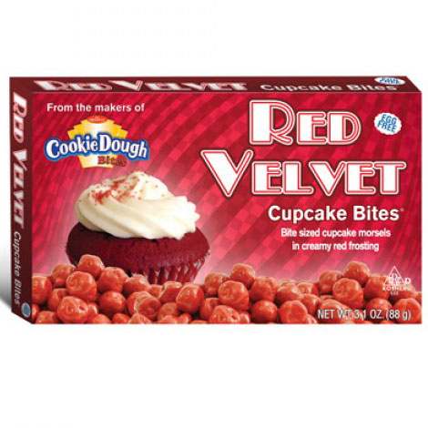 Red Velvet Cupcake Bites Candy - 12ct Theater Boxes CandyStore.com
