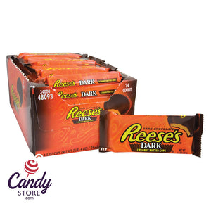 Reese's Dark Peanut Butter Cups - 24ct CandyStore.com