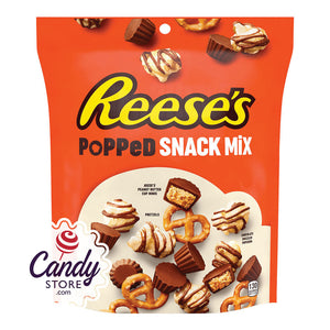 Reese's Popped Snack Mix 8oz Peg Bags - 6ct CandyStore.com