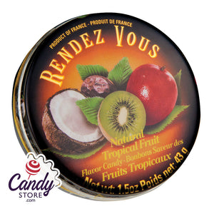 Rendez Vous Tropical Fruit 1.5oz Tin - 12ct CandyStore.com