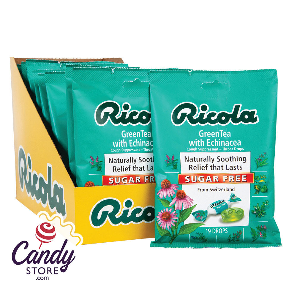 Ricola Green Tea With Echinacea Ns Bag 12ct