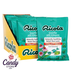Ricola Green Tea With Echinacea Ns Bag - 12ct CandyStore.com