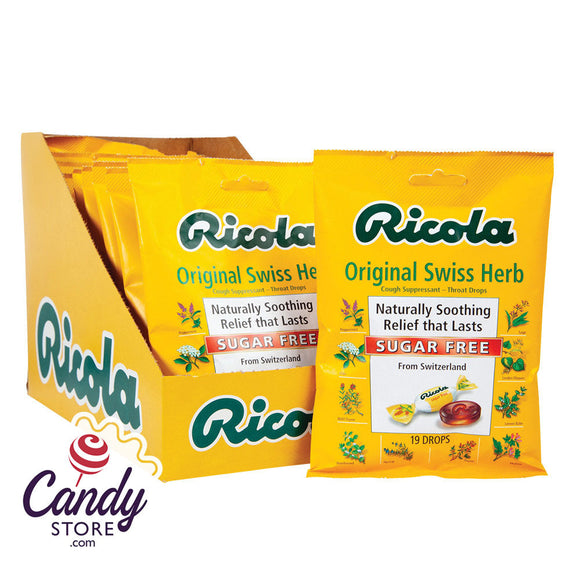 Ricola Original Swiss Herb No Sugar Bag - 12ct CandyStore.com