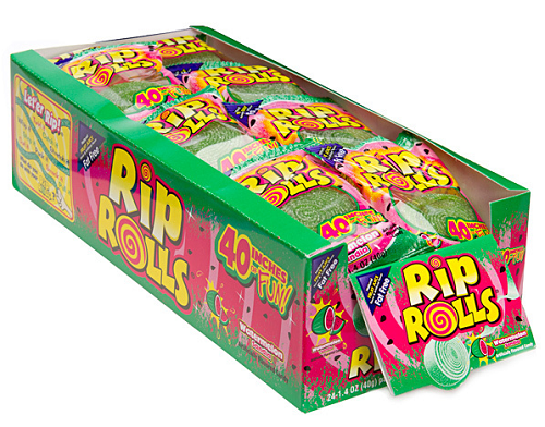 Rip Rolls Watermelon - 24ct | CandyStore.com
