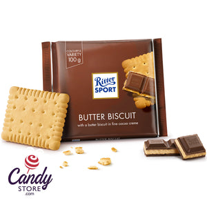 Ritter Sport Butter Biscuit Milk Chocolate - 11ct CandyStore.com