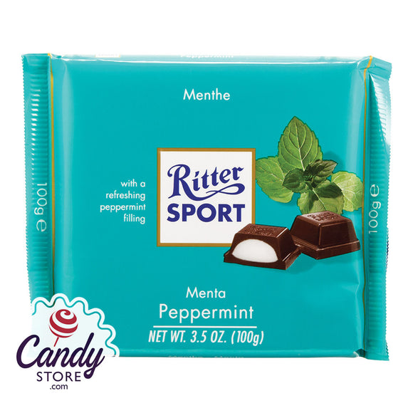 Ritter Sport Peppermint 3.5oz Bar - 12ct CandyStore.com